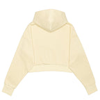 Just Like Hero HERO-4220C, Cropped Drop Shoulder 1/2 Zip Hoodie, Ivory