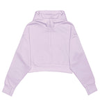 Just Like Hero HERO-4220C, Cropped Drop Shoulder 1/2 Zip Hoodie, Lavender