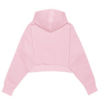 Just Like Hero HERO-4220C, Cropped Drop Shoulder 1/2 Zip Hoodie, Pink