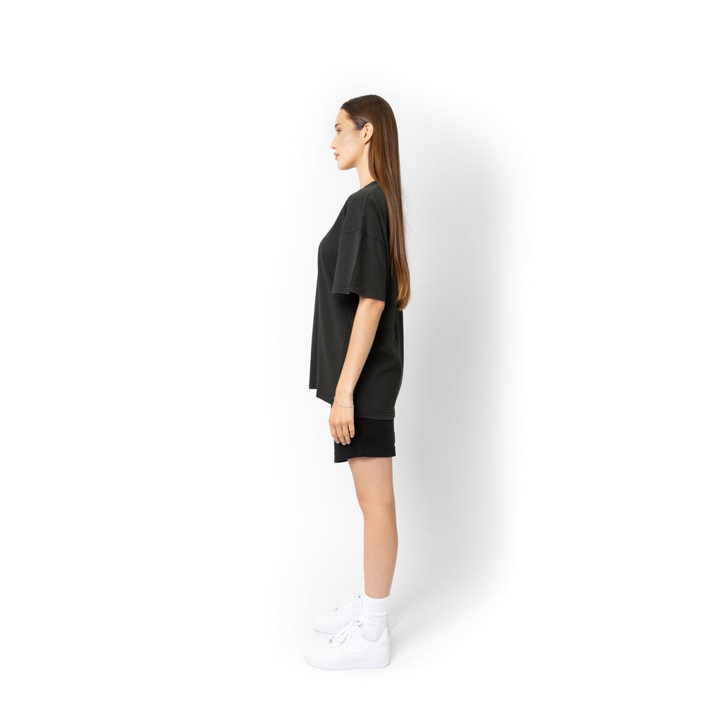 Just Like Hero HERO-300, Unisex Super Heavy Oversized Tee, Acid Black