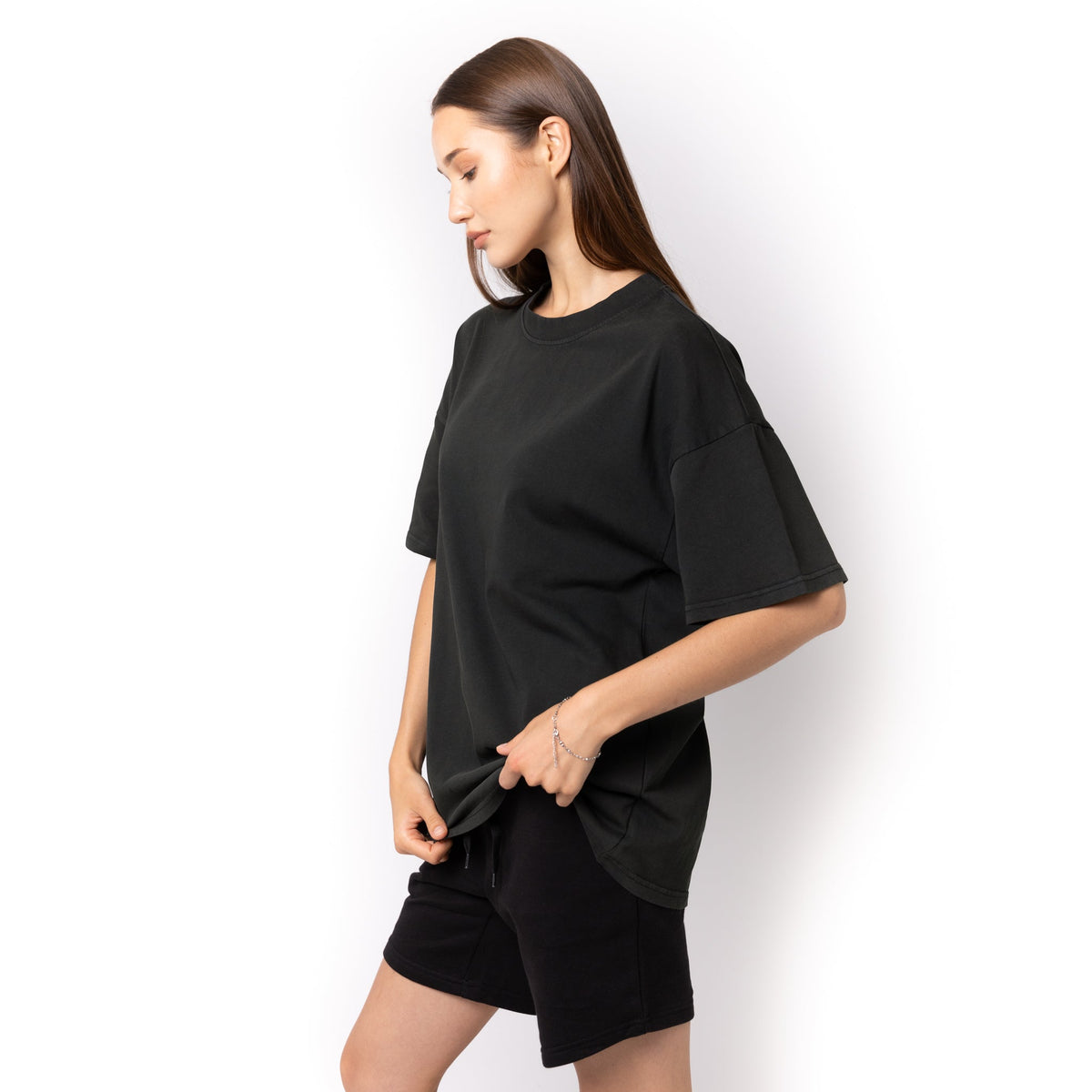 Just Like Hero HERO-300, Unisex Super Heavy Oversized Tee, Acid Black
