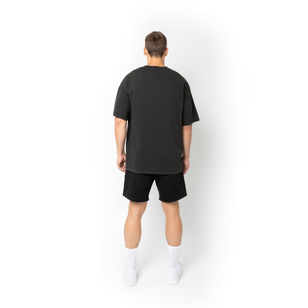 Just Like Hero HERO-300, Unisex Super Heavy Oversized Tee, Acid Black