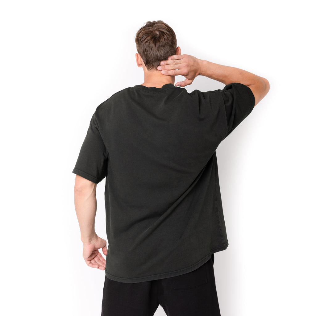 Just Like Hero HERO-300, Unisex Super Heavy Oversized Tee, Acid Black
