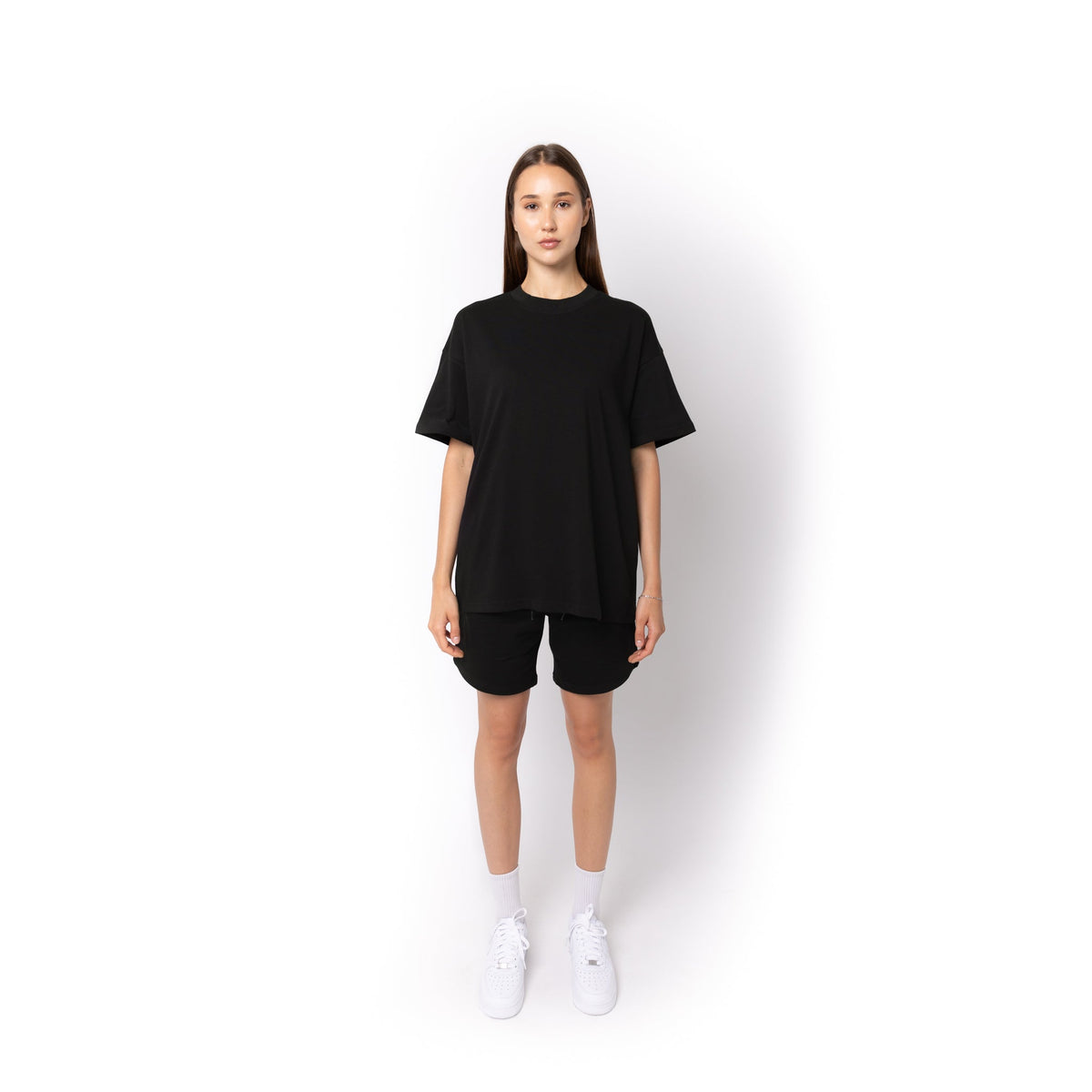 Just Like Hero HERO-300, Unisex Super Heavy Oversized Tee, Black