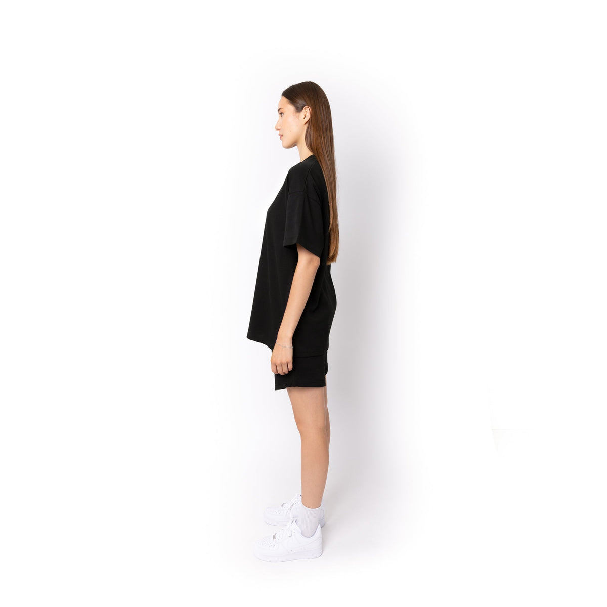 Just Like Hero HERO-300, Unisex Super Heavy Oversized Tee, Black