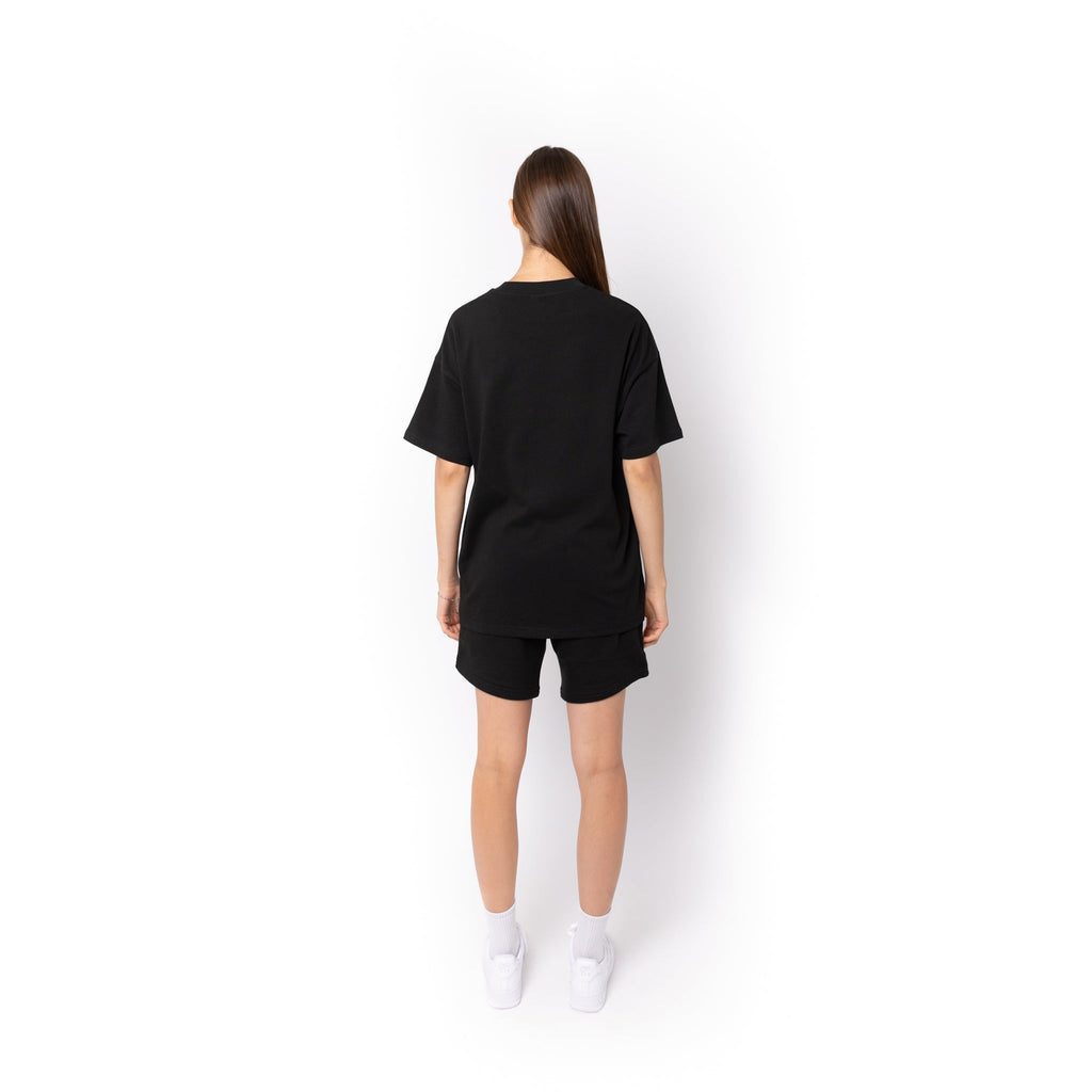 Just Like Hero HERO-300, Unisex Super Heavy Oversized Tee, Black