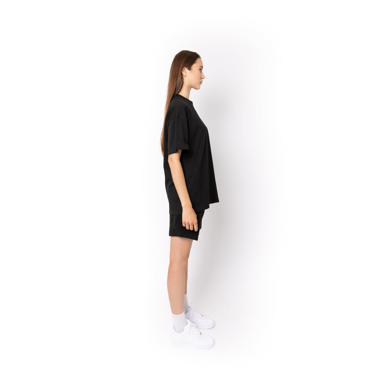 Just Like Hero HERO-300, Unisex Super Heavy Oversized Tee, Black