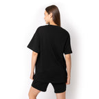 Just Like Hero HERO-300, Unisex Super Heavy Oversized Tee, Black