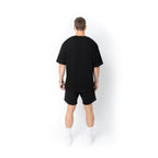 Just Like Hero HERO-300, Unisex Super Heavy Oversized Tee, Black