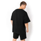Just Like Hero HERO-300, Unisex Super Heavy Oversized Tee, Black