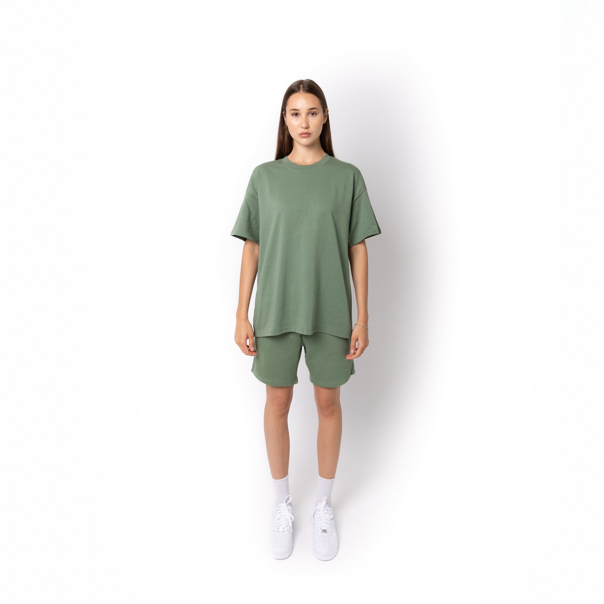 Just Like Hero HERO-300, Unisex Super Heavy Oversized Tee, Dusty Green