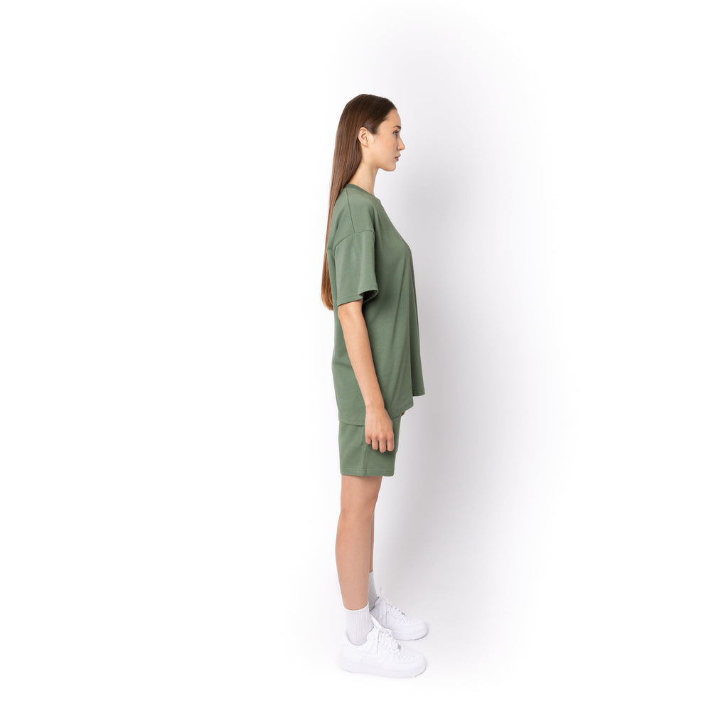 Just Like Hero HERO-300, Unisex Super Heavy Oversized Tee, Dusty Green