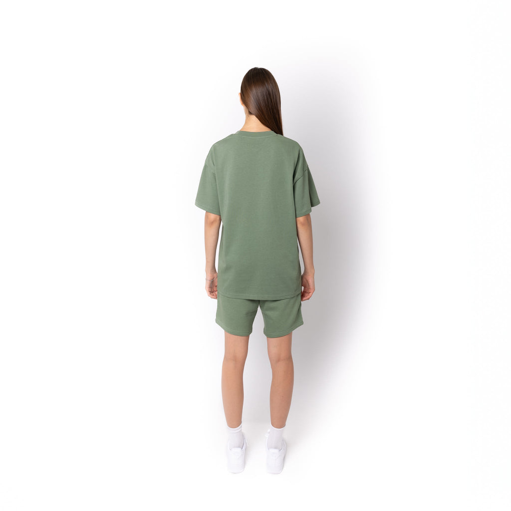 Just Like Hero HERO-300, Unisex Super Heavy Oversized Tee, Dusty Green