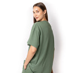 Just Like Hero HERO-300, Unisex Super Heavy Oversized Tee, Dusty Green