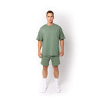 Just Like Hero HERO-300, Unisex Super Heavy Oversized Tee, Dusty Green