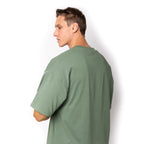 Just Like Hero HERO-300, Unisex Super Heavy Oversized Tee, Dusty Green