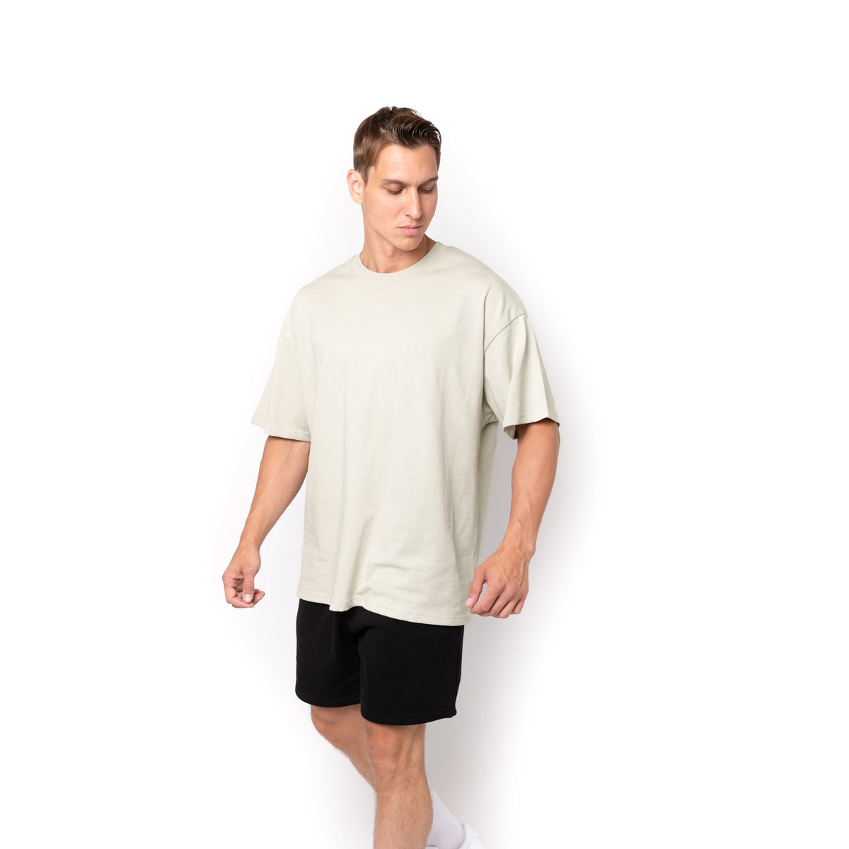 Just Like Hero HERO-300, Unisex Super Heavy Oversized Tee, Icy Rock
