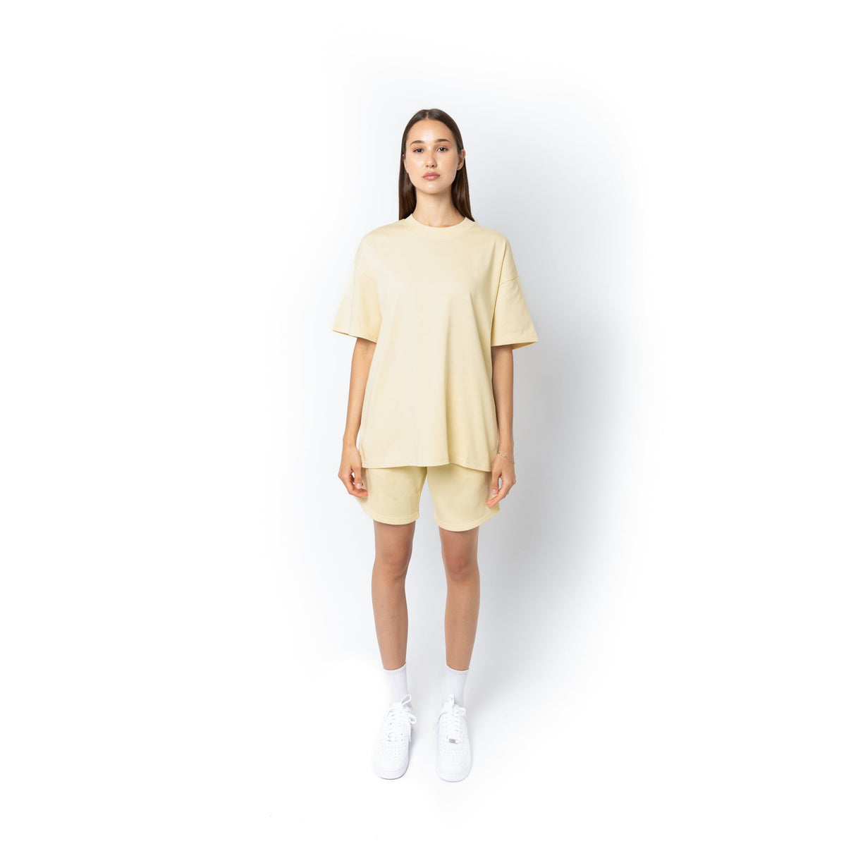 Just Like Hero HERO-6020, 7" Sweatshorts, Ivory
