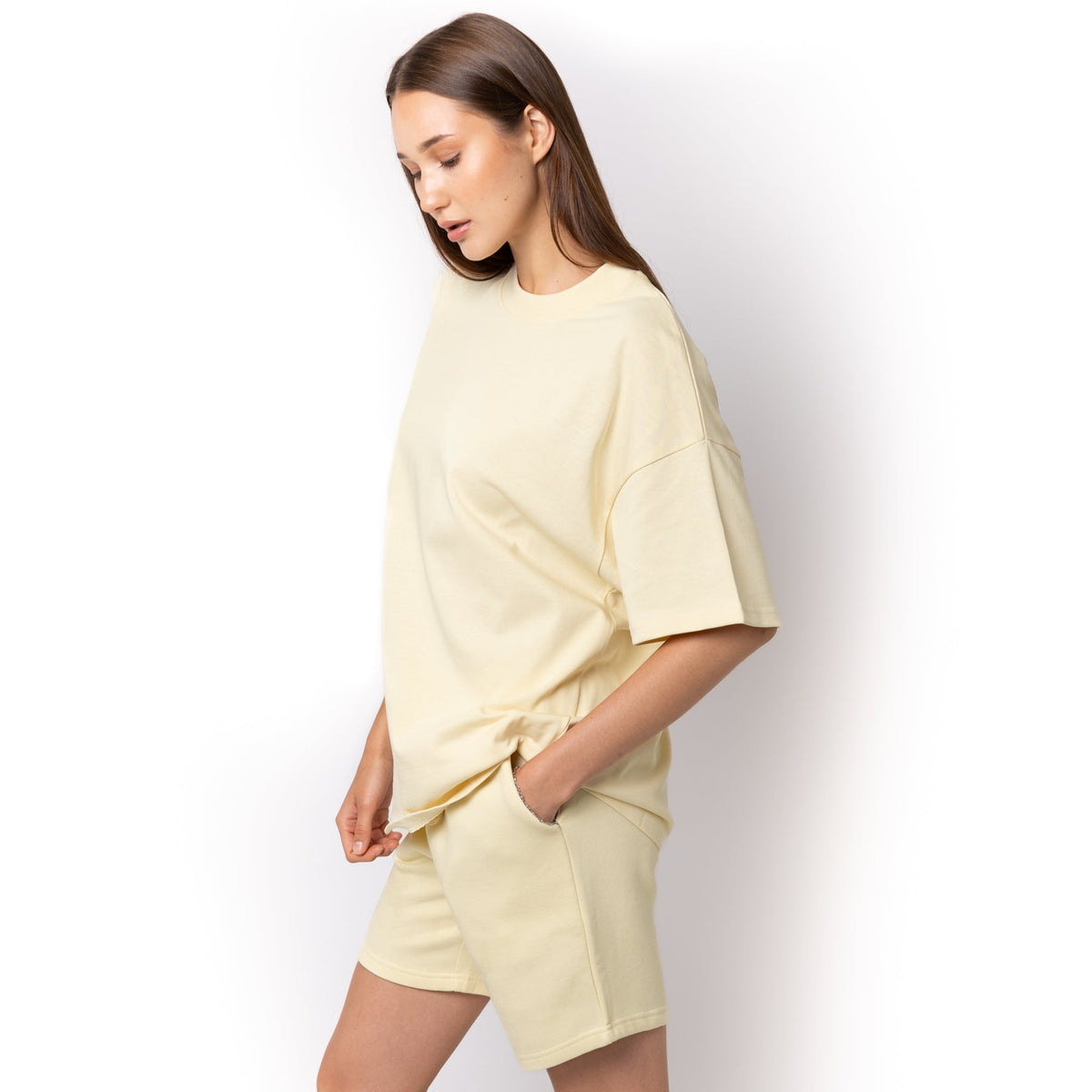 Just Like Hero HERO-300, Unisex Super Heavy Oversized Tee, Ivory