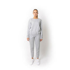 Just Like Hero HERO-1020, Unisex Blank Crewneck Sweatshirt, Ash Heather