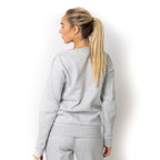 Just Like Hero HERO-1020, Unisex Blank Crewneck Sweatshirt, Ash Heather