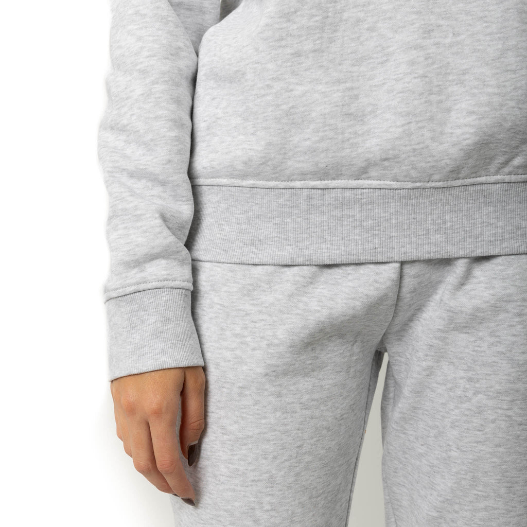 Just Like Hero HERO-1020, Unisex Blank Crewneck Sweatshirt, Ash Heather