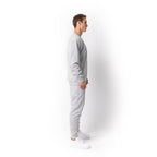 Just Like Hero HERO-1020, Unisex Blank Crewneck Sweatshirt, Ash Heather