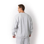 Just Like Hero HERO-1020, Unisex Blank Crewneck Sweatshirt, Ash Heather