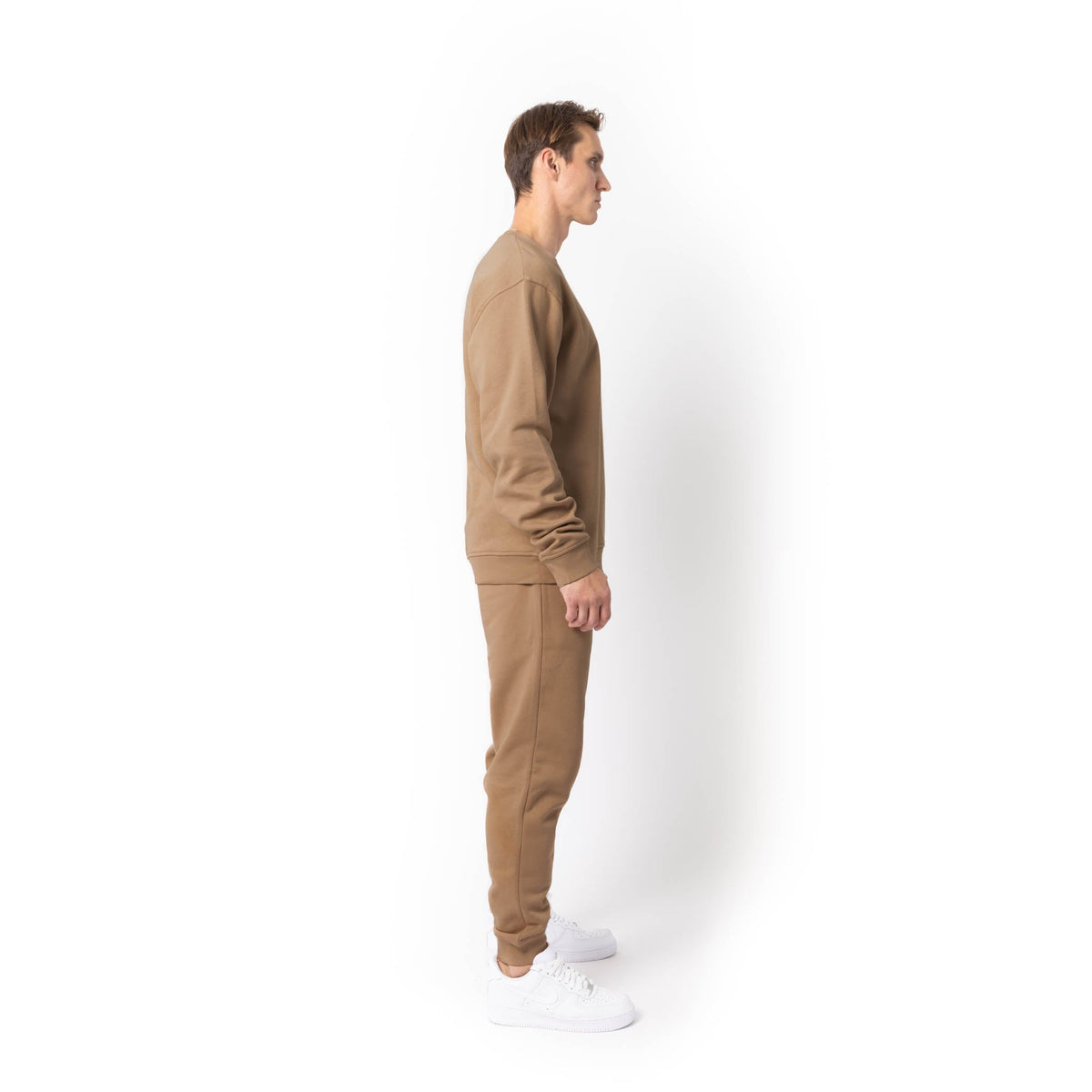 Just Like Hero HERO-1020, Unisex Blank Crewneck Sweatshirt, Clay