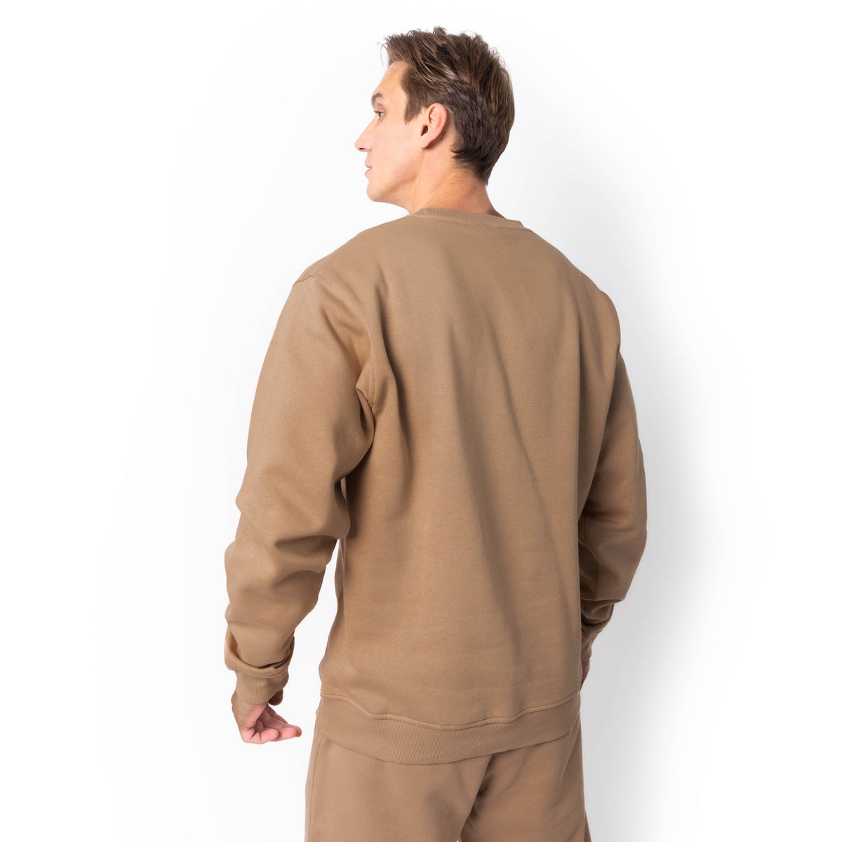 Just Like Hero HERO-1020, Unisex Blank Crewneck Sweatshirt, Clay