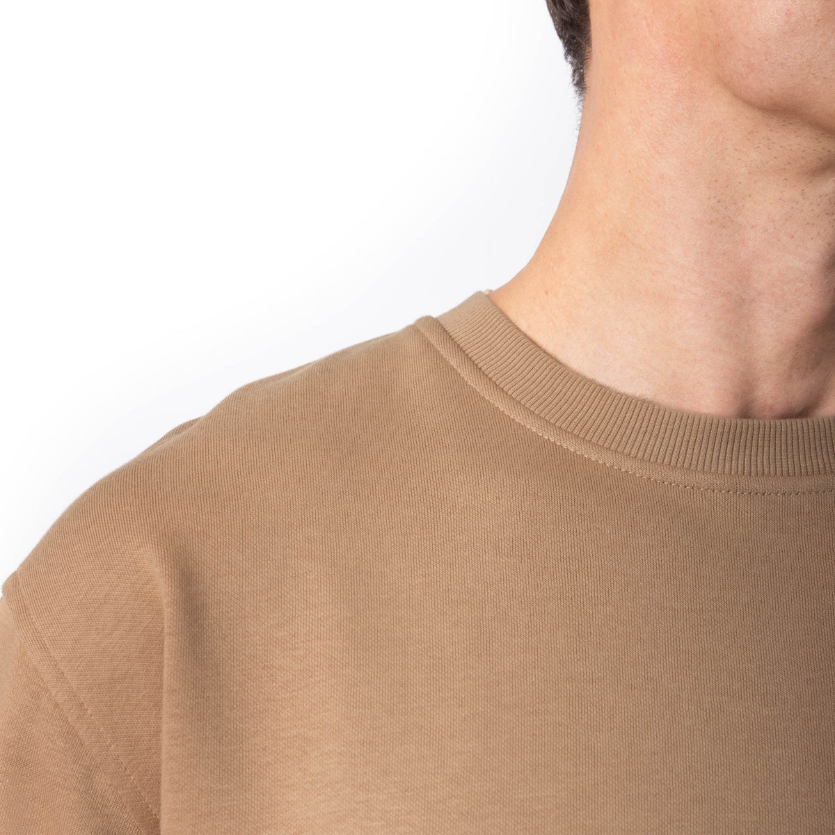 Just Like Hero HERO-1020, Unisex Blank Crewneck Sweatshirt, Clay