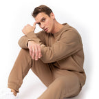 Just Like Hero HERO-1020, Unisex Blank Crewneck Sweatshirt, Clay