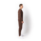 Just Like Hero HERO-1020, Unisex Blank Crewneck Sweatshirt, Cocoa