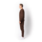 Just Like Hero HERO-1020, Unisex Blank Crewneck Sweatshirt, Cocoa