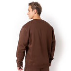 Just Like Hero HERO-1020, Unisex Blank Crewneck Sweatshirt, Cocoa