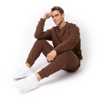 Just Like Hero HERO-1020, Unisex Blank Crewneck Sweatshirt, Cocoa