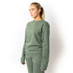 Just Like Hero HERO-1020, Unisex Blank Crewneck Sweatshirt, Dusty Green