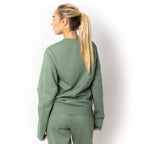 Just Like Hero HERO-1020, Unisex Blank Crewneck Sweatshirt, Dusty Green