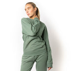 Just Like Hero HERO-1020, Unisex Blank Crewneck Sweatshirt, Dusty Green