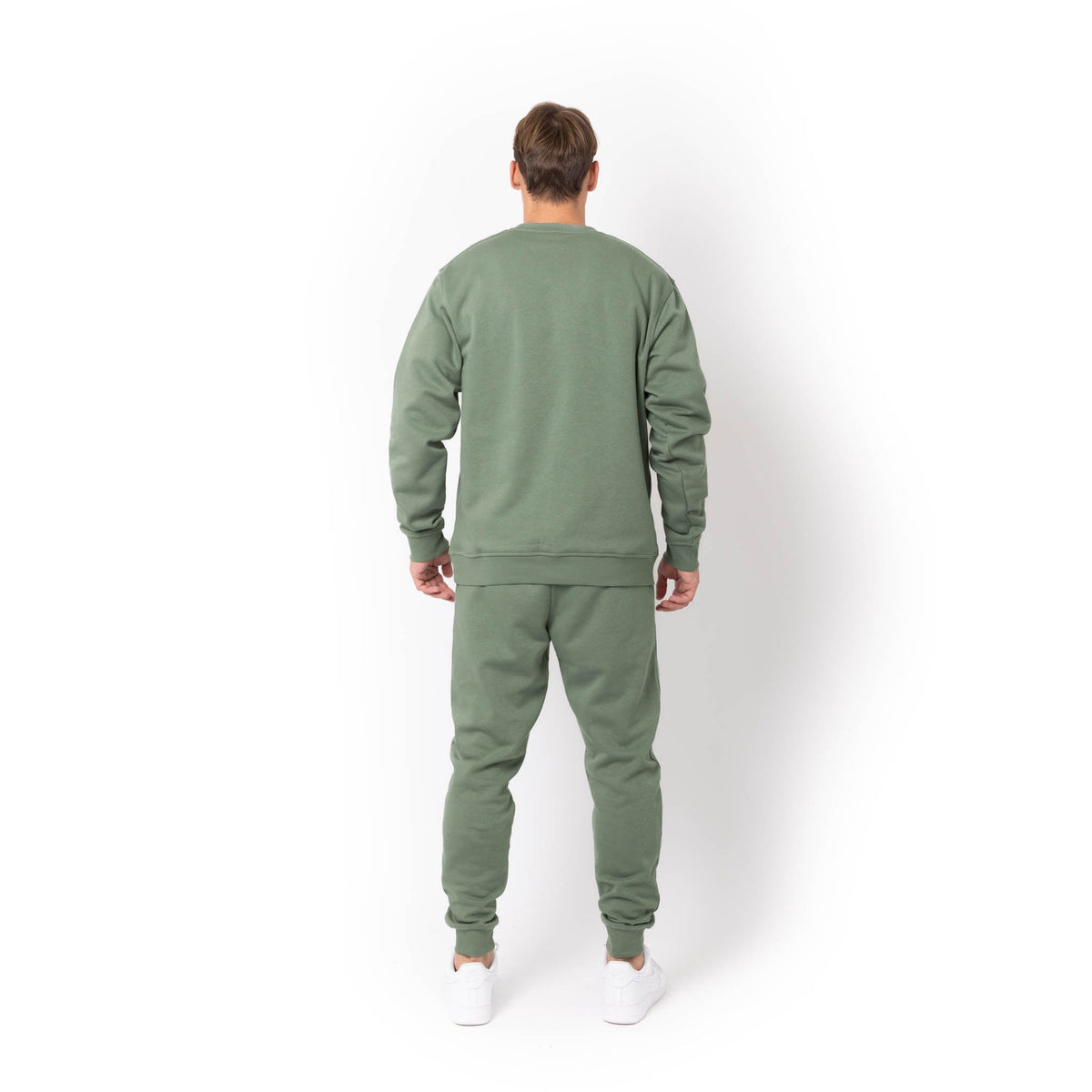 Just Like Hero HERO-1020, Unisex Blank Crewneck Sweatshirt, Dusty Green
