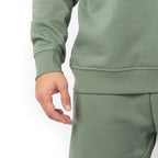 Just Like Hero HERO-1020, Unisex Blank Crewneck Sweatshirt, Dusty Green