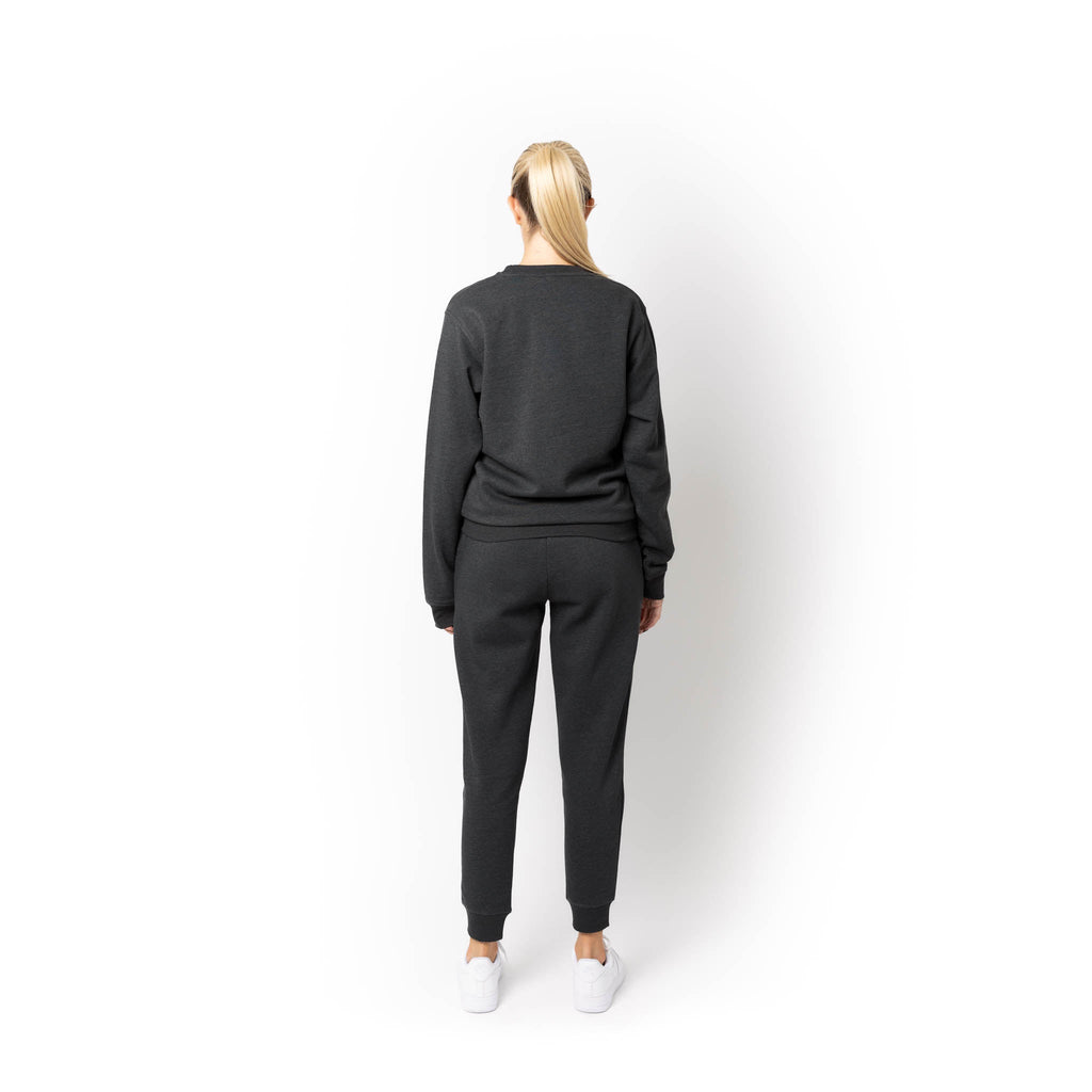Just Like Hero HERO-1020, Unisex Blank Crewneck Sweatshirt, Dark Heather