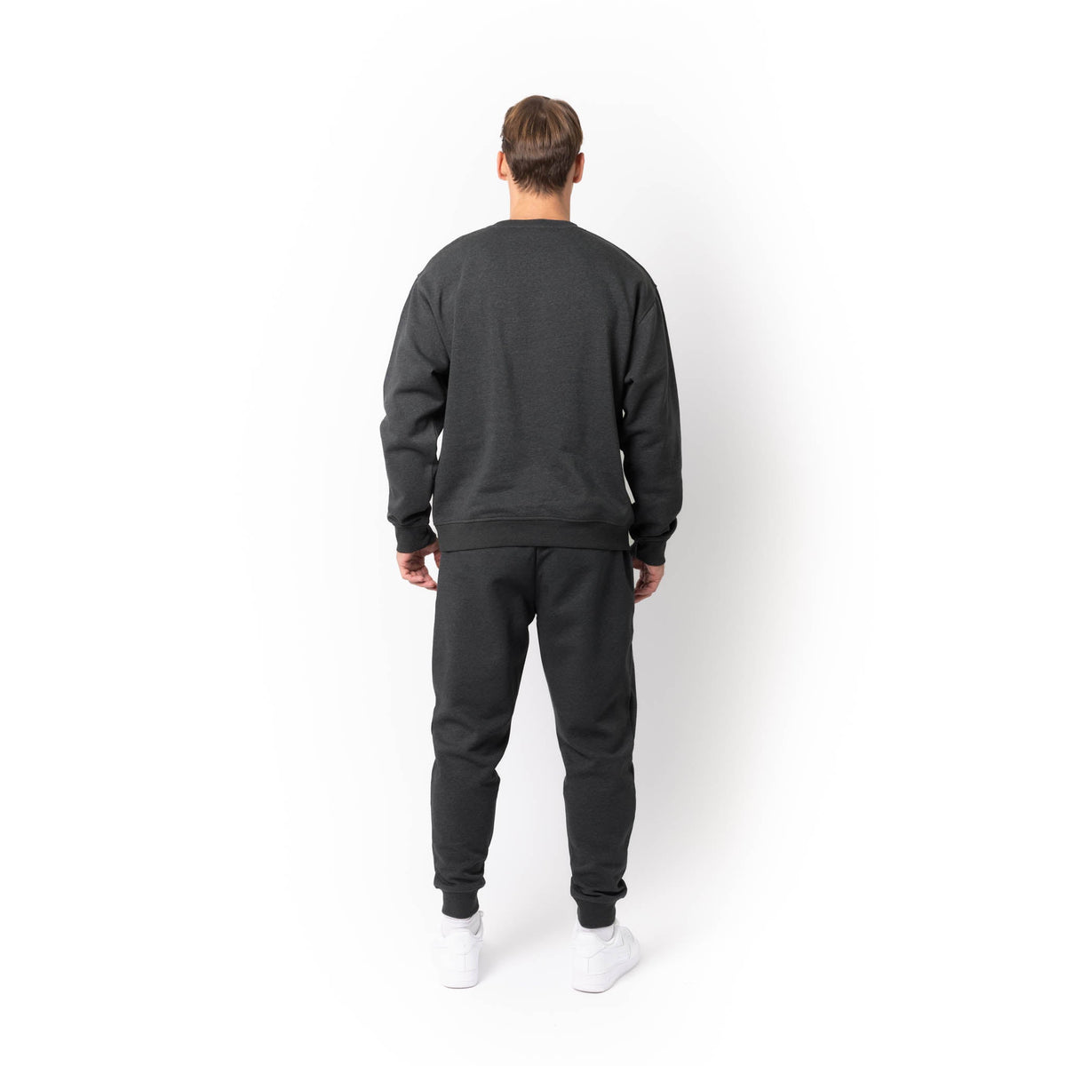 Just Like Hero HERO-1020, Unisex Blank Crewneck Sweatshirt, Dark Heather