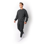 Just Like Hero HERO-1020, Unisex Blank Crewneck Sweatshirt, Dark Heather