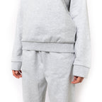 Just Like Hero HERO-1050, Max Unisex Blank Crewneck Sweatshirt, Ash Heather