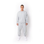 Just Like Hero HERO-1050, Max Unisex Blank Crewneck Sweatshirt, Ash Heather