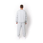 Just Like Hero HERO-1050, Max Unisex Blank Crewneck Sweatshirt, Ash Heather