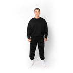 Just Like Hero HERO-1050, Max Unisex Blank Crewneck Sweatshirt, Black