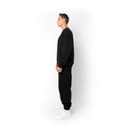 Just Like Hero HERO-1050, Max Unisex Blank Crewneck Sweatshirt, Black