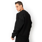 Just Like Hero HERO-1050, Max Unisex Blank Crewneck Sweatshirt, Black